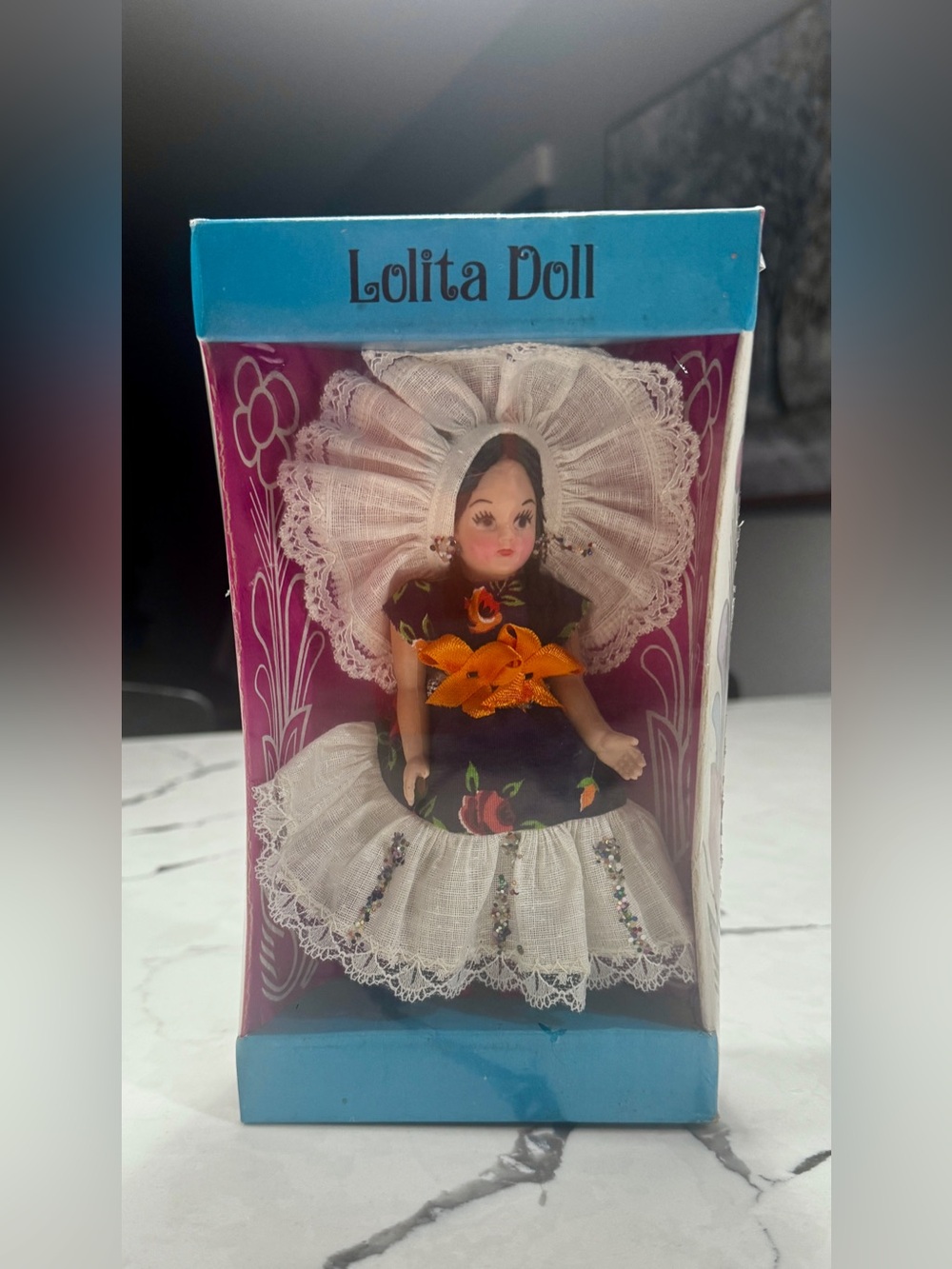 Vintage 6” Lolita Doll Mexico Muñequitas Ilusión S.A. Original Box